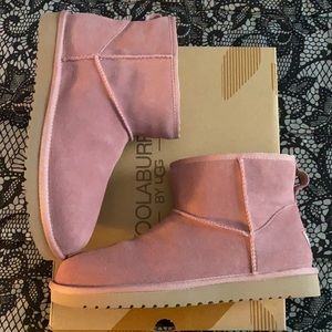 Blush/pink kookaburra by ugg mini boots